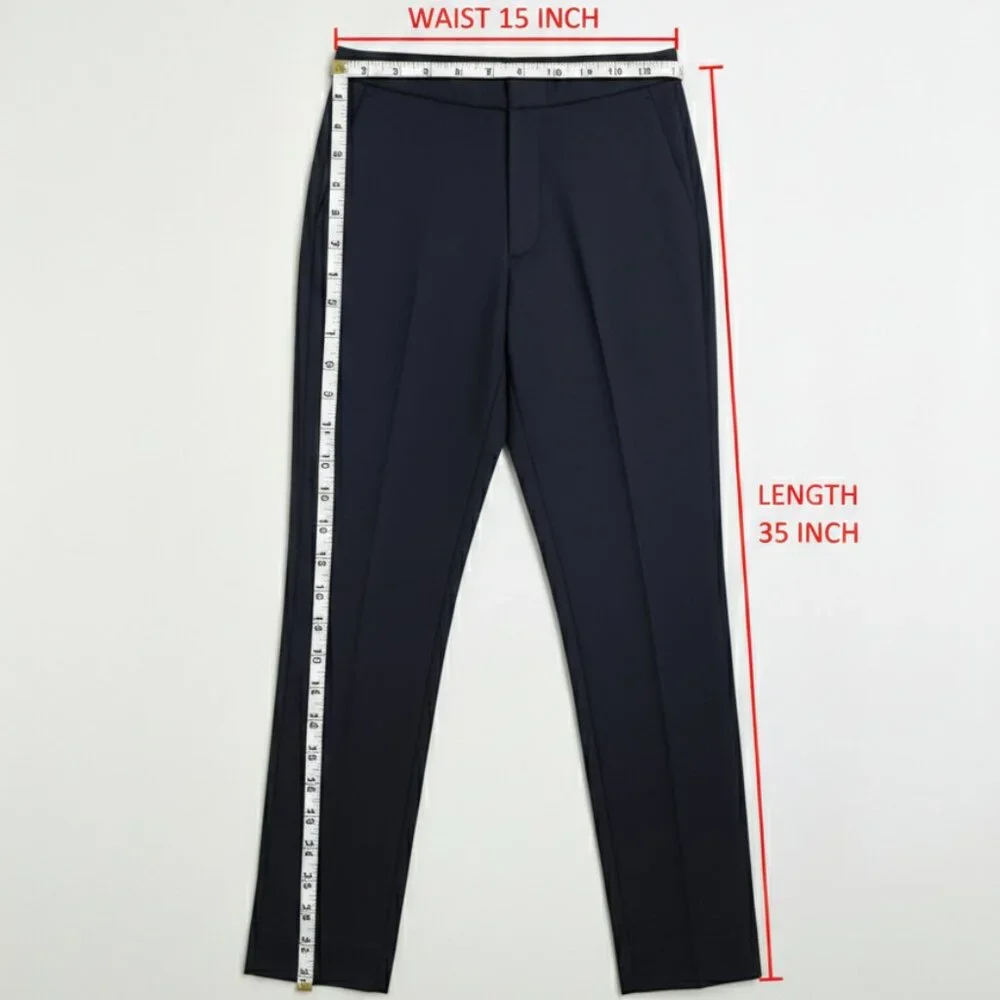 J. Crew Martie Pant in Dark Navy Blue 4 - Picture 3 of 6